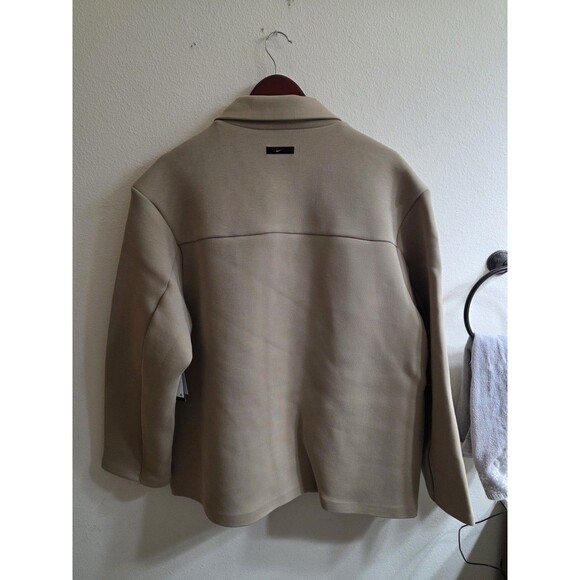 Nike Sportswear Tech Fleece Reimagined Oversized Shacket Mens Medium Khaki NWT! - Picture 11 of 12